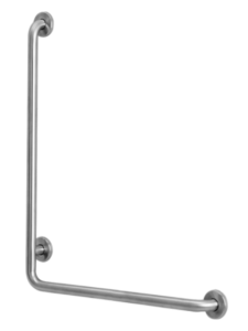 מאחז נירוסטה אופקי אנכי זוית L ליד אסלה שירותי נכים