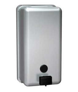 מתקן סבוניה אנכית לסבון נוזלי נירוסטה